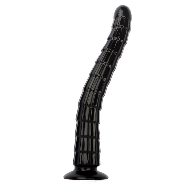 Black scale anal plug for men with super long penis to deeply expand anal whip