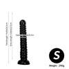 Extra long and large threaded unisex dildo