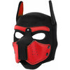 Neoprene Puppy Face Muzzle Dog Removable Full Head Hood Mask With Ears (One Size)