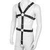 Strap leather strap male penis suit, men's full body safety belt