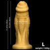 Realistic thick silicone dildo, unisex