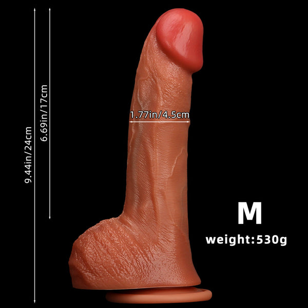 Silicone dildo super thick stallion dildo