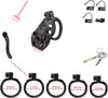 Cobra Chastity Cage BDSM Cage with Ring Size 5 Gay Chastity Device