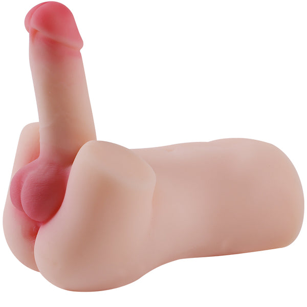 Small dildo hip, aircraft cup hip, TPE material is flexible, non-penetrating dildo, unisex