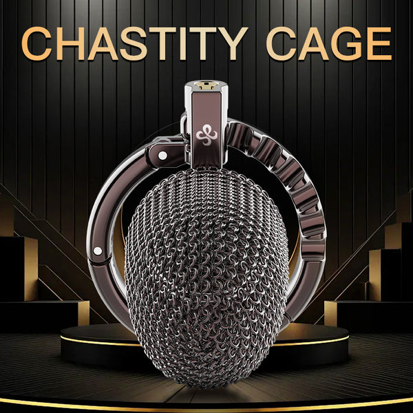Adjustable Chainmail Chastity Cage