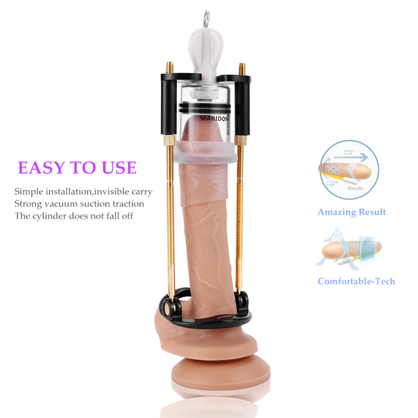 Man Penis Enhancement Enlarger Tension Device Penis Stretcher Pump Cup Penis