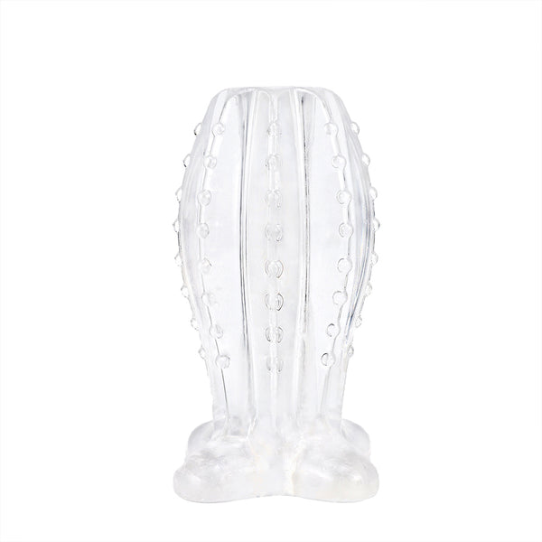 TPE material cactus hollow anal plug
