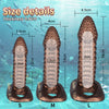 Hollow Penis Sleeve Realistic Penis Extender Enlargement Silicone Sleeve Sex Toy