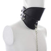 Genuine Leather Slave Posture Collar Bondage Neck Restraint/Unisex Luxury Leather Neck Collar