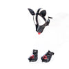 Bondage Mask Set: Faux Leather Pup Play Masks, Sex Roleplay Costumes with Paw Gloves and Harness for Adult Games