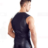 Men's Sexy Leather Sleeveless Top