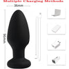 360° Swinging Anal Vibrator with Light Vibrating Butt Plug Rechargeable for Anal Stimulation Vaginal G-spot Anal Play Sex Toy