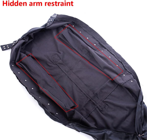 Fetish bondage full body mummy tight sleeping bag full body restraint bag bondage clothing