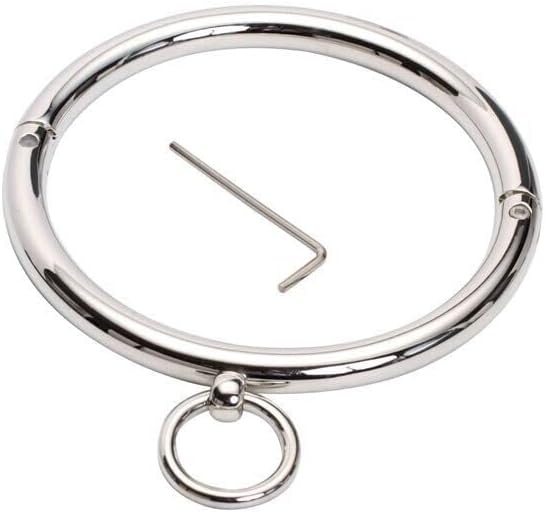 Stainless steel wrist ankle cuffs chrome plated, silver metal bracelet wrist anklet pair of restraints bondage game