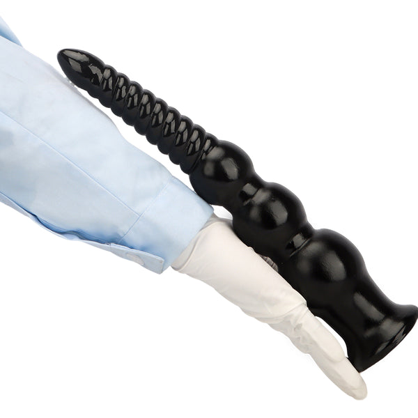 Extra large and thick pointed anal plug for anal practice and anal dilation