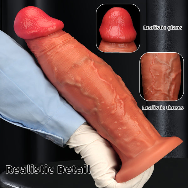 Giant gay dildo with strong suction cup, suitable for couples boys and girls