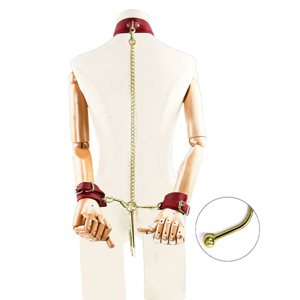 Men's wearable anal hook adult self-binding anal development props set