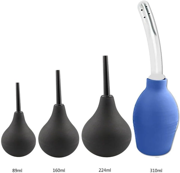 Anal Plug Enema for Sex with Large Capacity Enema Ball Anus Cleaner Tip Nozzle Plug Enema Anal Sex Adult Toy