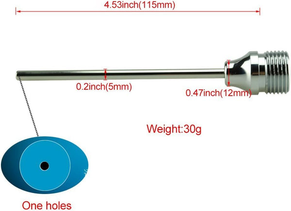 5 Holes Shower Enema Douche Attachments - Aluminium Shower Head Cleaning Kit 3 Piece with Velvet Carry Bag, 59 inch Hose