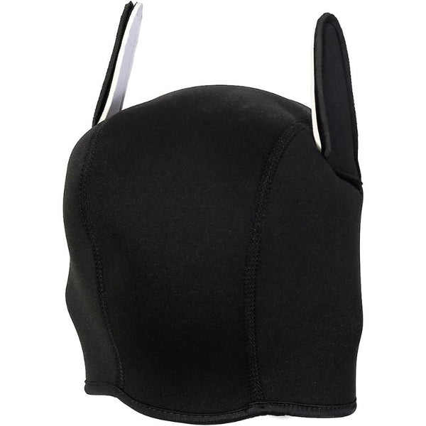 Neoprene Puppy Face Muzzle Dog Removable Full Head Hood Mask With Ears (One Size)