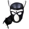Neoprene Dog Full Face Puppy Mask Removable Pup Hood Halloween Mask