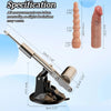 Plug-in electric gun machine, small masturbator with fake penis simulation dildo