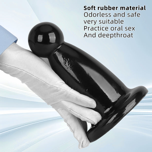 Black Big Anal Plug For Fist Sex Supplies Super Large Anal Plug