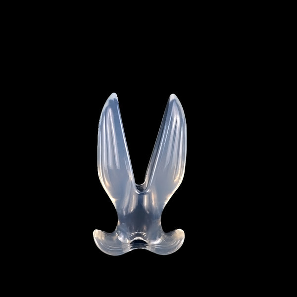 Blue Whale Mouth Anal Sex Toy, Anal Dilator, Prostate Massager with Center Hole