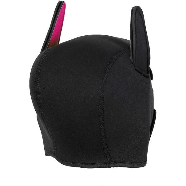 Neoprene Puppy Face Muzzle Dog Removable Full Head Hood Mask With Ears (One Size)