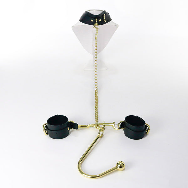 Men's wearable anal hook adult self-binding anal development props set