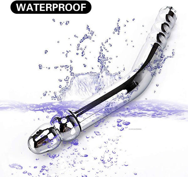 Cleaner Metal Shower Cleaner 3 Heads Aluminum Cleaner Cleansing Colonic Douche System Cleaner(Silver)