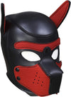 Neoprene Dog Full Face Puppy Mask Removable Pup Hood Halloween Mask