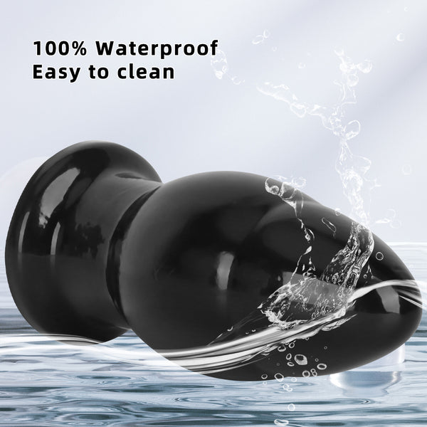 Manual Anal Plug Prostate Massager, Huge Waterproof Butt Plug Adult Sex Toy for Men Women