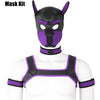 Neoprene Dog Full Face Puppy Mask Removable Pup Hood Halloween Mask