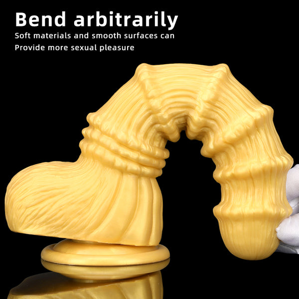 Giant Alien Penis Ribbed Huge Penis Dildo Adult Masturbator Anal Plug Sex Toy