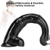 HORSE DILDO ANAL GIANT PVC 18 INCH LONG BLACK