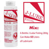 J-LUBE FISTING Powder Mixes with Water One Bottle Makes 16+ Gallons / 60+ litres and More of Lubricant 10 oz + Squeeze Bottle 500ml