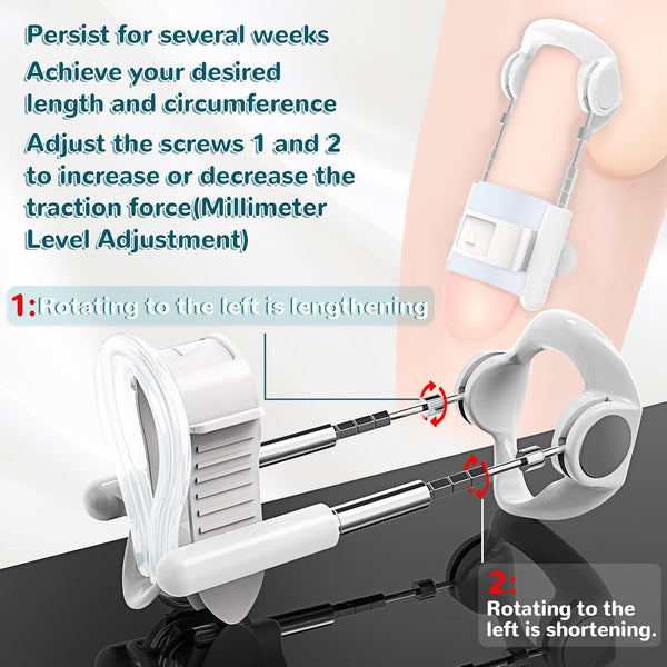 Penis Extender Stretcher Kit,Penis Enlargement Adjustable Stretching, Effective Wearable Male