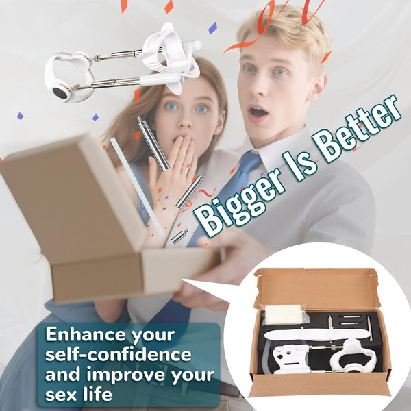 Penis Extender Stretcher Kit,Penis Enlargement Adjustable Stretching, Effective Wearable Male