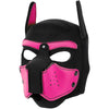 Neoprene Puppy Face Muzzle Dog Removable Full Head Hood Mask With Ears (One Size)