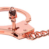 Metal Handcuffs with Two Skull Keys - Prop Toy Handcuffs