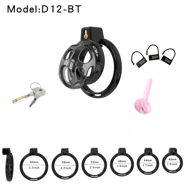 Elastic Chastity Device, Soft and Comfortable Male Chastity Cage, 3 Sizes
