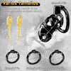 Men's training penis bondage ring chastity cage BDSM penis cage