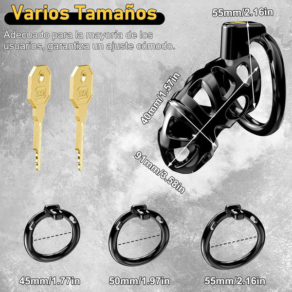 Men's training penis bondage ring chastity cage BDSM penis cage