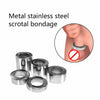 Stainless Steel Metal Pendant Ball Stretcher Device Magnet Weight Restraint Men