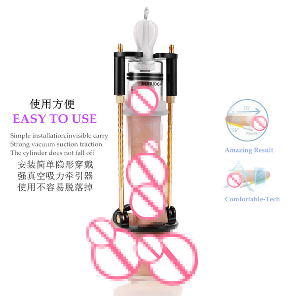 Man Penis Enhancement Enlarger Tension Device Penis Stretcher Pump Cup Penis