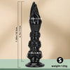 Super Long Fist Dildo Black Anal Plug Butt Plug with Strong Suction Cup 3 Sizes Vaginal G-spot Hand Dildo Anal Pleasure Trainer Sex Toys for Men Women Masturbation