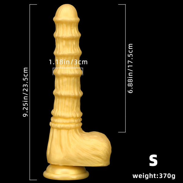 Giant Alien Penis Ribbed Huge Penis Dildo Adult Masturbator Anal Plug Sex Toy