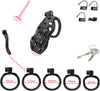 Cobra Chastity Cage BDSM Cage with Ring Size 5 Gay Chastity Device