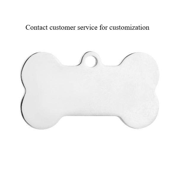 Genuine leather collar, choker, necklace with leash set, customizable engraved dog tag